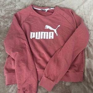 Puma Rose Sweatshirt with White Logo